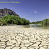 Mud cracks near the Rio Grande River in Big Bend National Park, Texas.